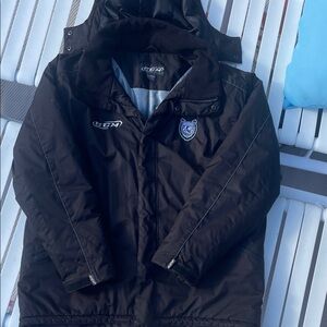 CCM Black Men’s RoughRiders Hockey PufferJacket